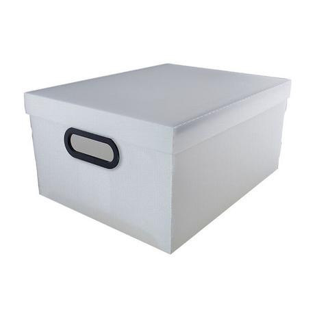 Caixa Organizadora Linho Dello Média Cristal 2192-H Menor preço em Caixa Organizadora Linho Dello Média Cristal 2192-H