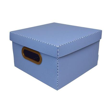 Caixa Organizadora Linho Dello Pequena Azul Claro 2204-B Menor preço em Caixa Organizadora Linho Dello Pequena Azul Claro 2204-B