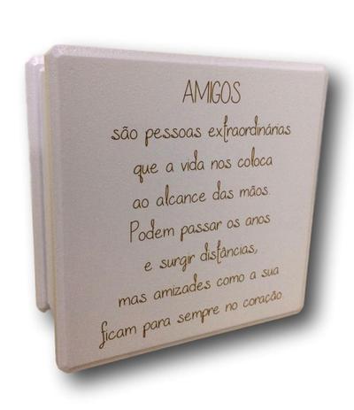 Caixa Organizadora Madeira Mdf sem Repartição Pequena Amigos - Plaza design Menor preço em Caixa Organizadora Madeira Mdf sem Repartição Pequena Amigos - Plaza design