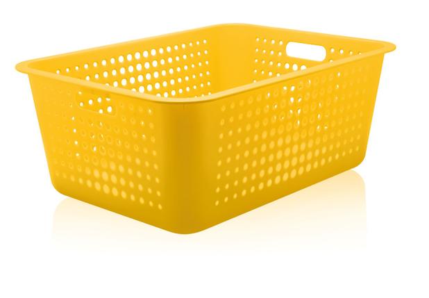 Caixa Organizadora Maxi Amarelo Fechado - OUCO 460 AMF - Ou Menor preço em Caixa Organizadora Maxi Amarelo Fechado - OUCO 460 AMF - Ou