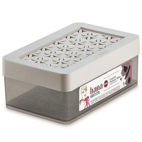 Caixa Organizadora Mini 750ml Multiuso Gelo Hana Ordene Menor preço em Caixa Organizadora Mini 750ml Multiuso Gelo Hana Ordene