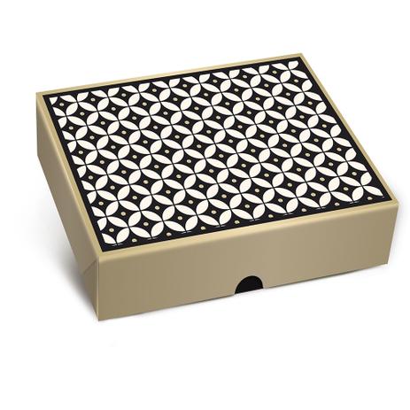 Caixa Organizadora P/Presente Estampada P 17X13,5X4,5 - Cromus Menor preço em Caixa Organizadora P/Presente Estampada P 17X13,5X4,5 - Cromus