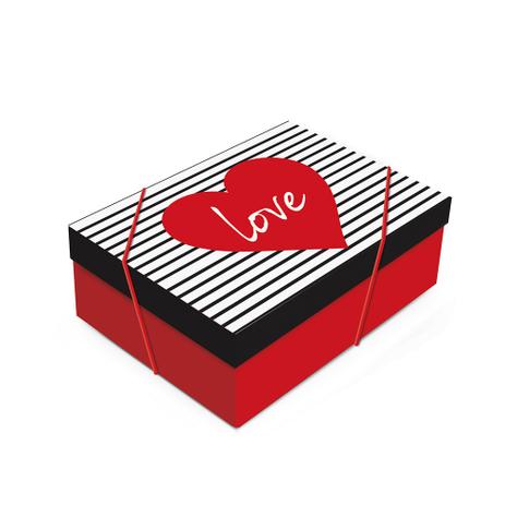 Caixa Organizadora P/Presente Love P 24X18X8 Dec. Festas - Cromus Menor preço em Caixa Organizadora P/Presente Love P 24X18X8 Dec. Festas - Cromus