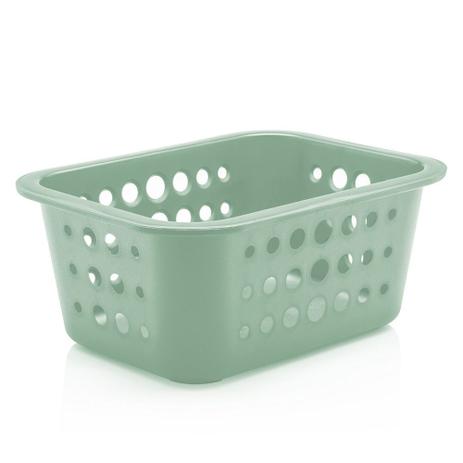 Caixa Organizadora Pequena - Verde Menta - Ou Menor preço em Caixa Organizadora Pequena - Verde Menta - Ou