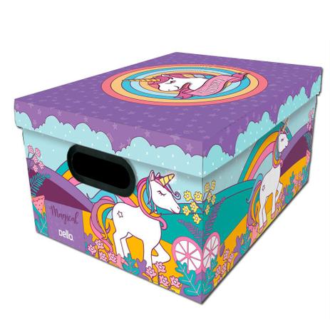 Caixa Organizadora Plástica Média Unicórnio Kids 2195 Dello é ruim? Caixa Organizadora Plástica Média Unicórnio Kids 2195 Dello é boa?