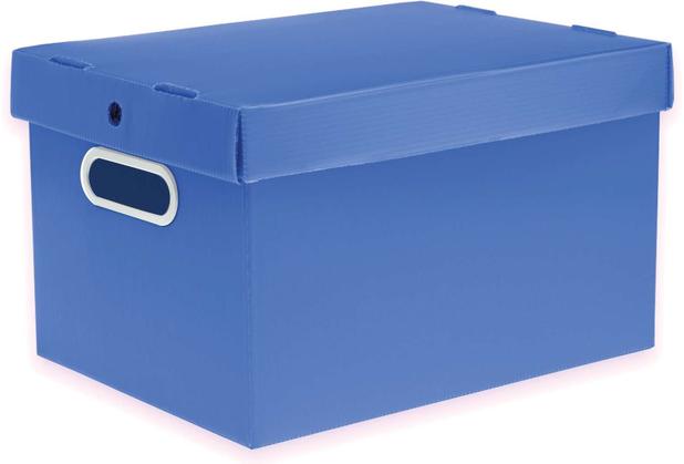 Caixa Organizadora Prontobox AZUL 360X265X230 MD Polycart Menor preço em Caixa Organizadora Prontobox AZUL 360X265X230 MD Polycart