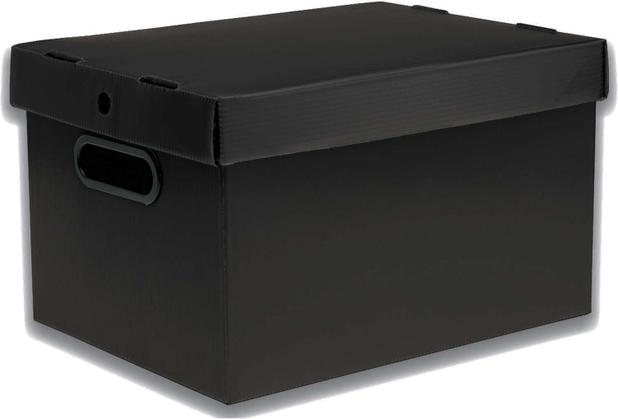Caixa Organizadora Prontobox Preto 310X230X190 PQ Polycart Menor preço em Caixa Organizadora Prontobox Preto 310X230X190 PQ Polycart