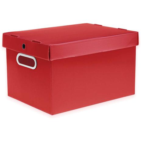 Caixa Organizadora Prontobox VERM.360X265X230 MD - Polycart Menor preço em Caixa Organizadora Prontobox VERM.360X265X230 MD - Polycart