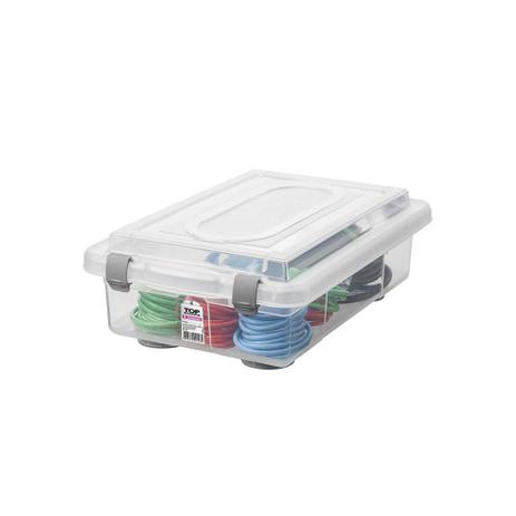 Caixa organizadora Top Stok baixo 2,3 litros cristal Sanremo Menor preço em Caixa organizadora Top Stok baixo 2,3 litros cristal Sanremo