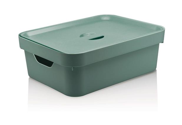 Caixa Organizadora Verde Menta Cube M Com Tampa - OU Menor preço em Caixa Organizadora Verde Menta Cube M Com Tampa - OU