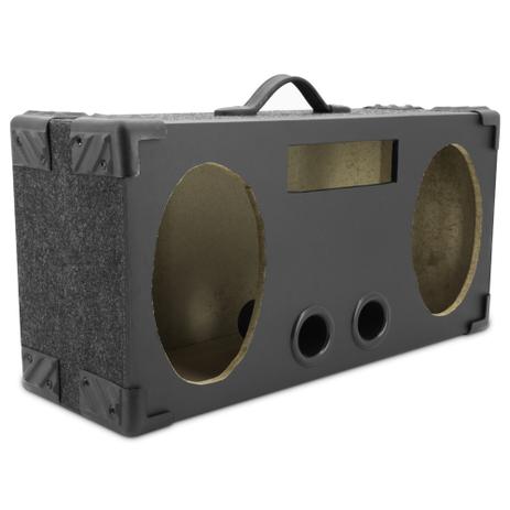 Caixa Para Rádio e Par De Alto Falantes 6x9 Polegadas Courvin Com Alça e Cantoneira - Css áudio é boa?