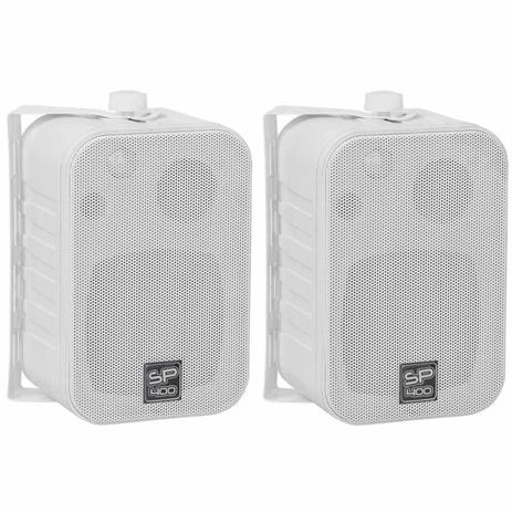 Caixa Passiva p/ Som Ambiente Fal 4 Pol 60W c/ Suporte (Par) - SP 400 Donner - Ll audio Menor preço em Caixa Passiva p/ Som Ambiente Fal 4 Pol 60W c/ Suporte (Par) - SP 400 Donner - Ll audio