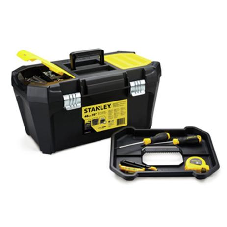 Caixa plástica de ferramentas 19" com fechos metálicos - Stanley Menor preço em Caixa plástica de ferramentas 19" com fechos metálicos - Stanley