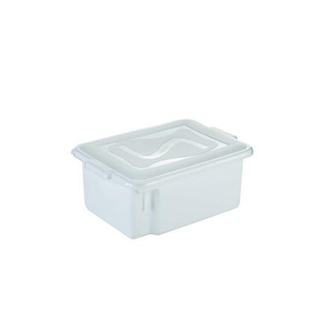 Caixa Plastica Empilhavel Gourmet 5,65 LTS C/TAMPA - Santana Menor preço em Caixa Plastica Empilhavel Gourmet 5,65 LTS C/TAMPA - Santana