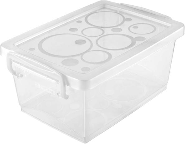 Caixa Plastica Multiuso Cristal 1,5L 11,8X19,7X9CM C/T Ordene Menor preço em Caixa Plastica Multiuso Cristal 1,5L 11,8X19,7X9CM C/T Ordene
