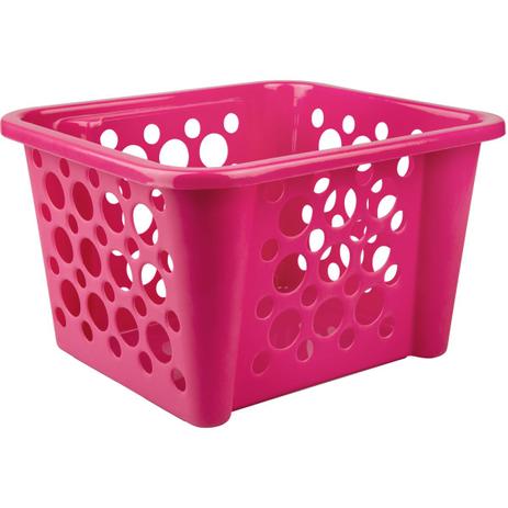 Caixa Plastica Organizadora Para Brinquedos 4,5l Empilhável Rosa - Prat-k Menor preço em Caixa Plastica Organizadora Para Brinquedos 4,5l Empilhável Rosa - Prat-k