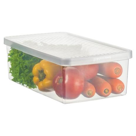Menor preço em Caixa Plástica para Legumes Saladas Organizador 31x19cm Ordene