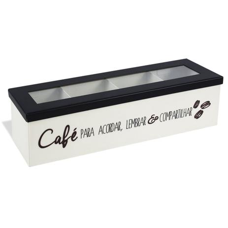 Caixa Porta Cápsulas Dolce Gusto Nespresso Café Para Acordar - Gton Menor preço em Caixa Porta Cápsulas Dolce Gusto Nespresso Café Para Acordar - Gton