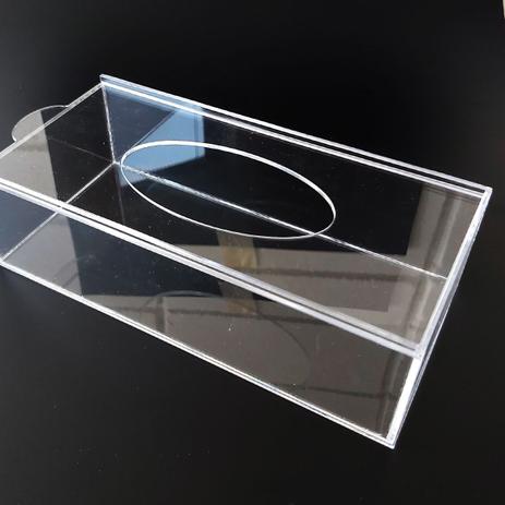 Caixa Porta Lenços De Papel Em Acrílico Cristal - KGN - Decoração Menor preço em Caixa Porta Lenços De Papel Em Acrílico Cristal - KGN - Decoração