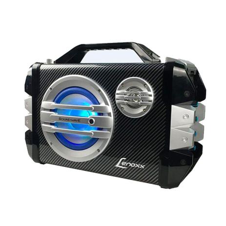 Caixa Portátil Multiuso Bluetooth Rádio Fm Usb Lenoxx Menor preço em Caixa Portátil Multiuso Bluetooth Rádio Fm Usb Lenoxx