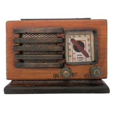 Caixa radio retro 8x12 cm - Btc decor Menor preço em Caixa radio retro 8x12 cm - Btc decor