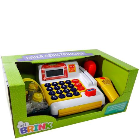 Caixa Registradora C/ Luz e Som - Bel Brink - Bel sport Menor preço em Caixa Registradora C/ Luz e Som - Bel Brink - Bel sport