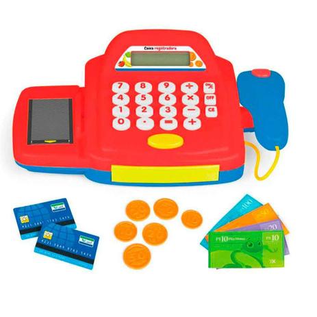 Caixa Registradora Comprinhas Divertidas - Brinquedos Chocolate Menor preço em Caixa Registradora Comprinhas Divertidas - Brinquedos Chocolate