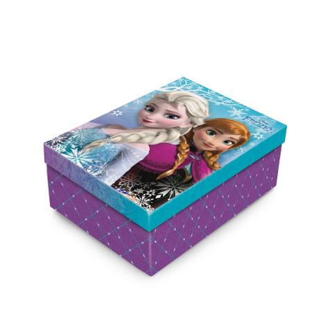 Caixa Rigida Organizadora Presente C/Tampa Frozen Disney - Cromus Menor preço em Caixa Rigida Organizadora Presente C/Tampa Frozen Disney - Cromus