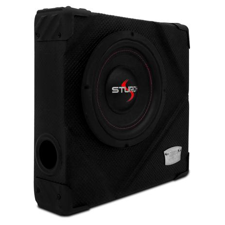 Caixa Slim Sturdy Fit8 Max 200W RMS Subwoofer 8” Ativa Dutada 4 Ohms Menor preço em Caixa Slim Sturdy Fit8 Max 200W RMS Subwoofer 8” Ativa Dutada 4 Ohms