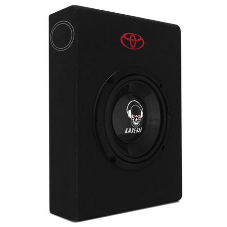 Caixa Slim Toyota Subwoofer Musicall Kaverão 8 Polegadas 150W RMS 4 Ohms 7,3 Litros Dutada Preta - Prime Menor preço em Caixa Slim Toyota Subwoofer Musicall Kaverão 8 Polegadas 150W RMS 4 Ohms 7,3 Litros Dutada Preta - Prime