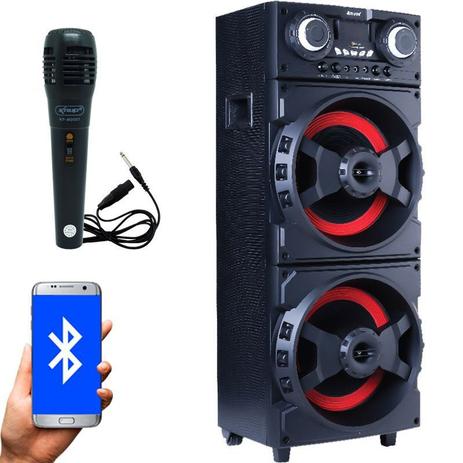 Conjunto Som Amplificado Pro 400W Kam 