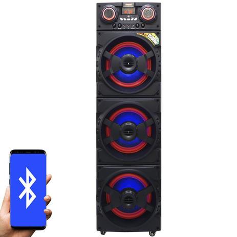Caixa Som Amplificada Bluetooth 1500W Rms 3 Sub Mp3 Fm Usb Sd Aux Led Bivolt Amvox ACA 1515 Preta Menor preço em Caixa Som Amplificada Bluetooth 1500W Rms 3 Sub Mp3 Fm Usb Sd Aux Led Bivolt Amvox ACA 1515 Preta
