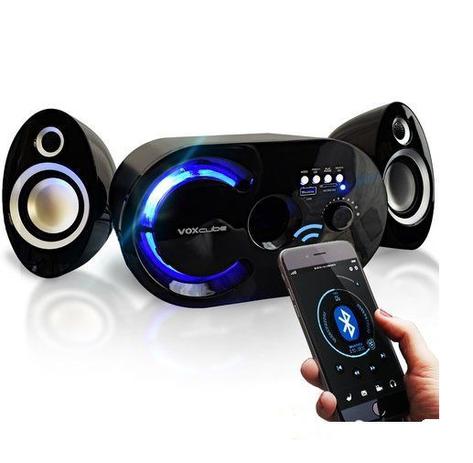 Caixa Som Bluetooth 18w Subwoofer Fm Sd Wireless 2.1 Canais Azul - Voxclub Menor preço em Caixa Som Bluetooth 18w Subwoofer Fm Sd Wireless 2.1 Canais Azul - Voxclub