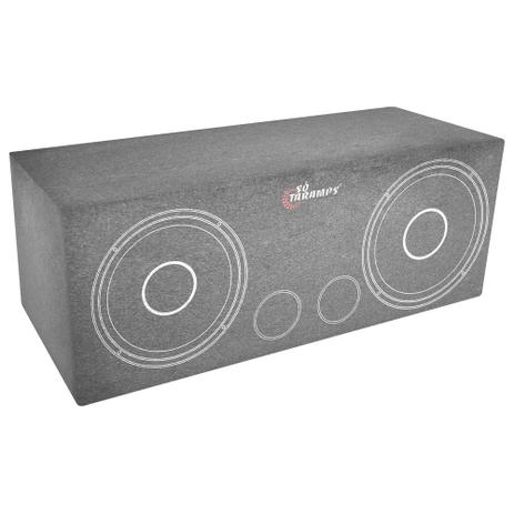 Caixa Som Dutada para 2 Alto Falantes 10 Polegadas 72 L Cinza So Taramps Menor preço em Caixa Som Dutada para 2 Alto Falantes 10 Polegadas 72 L Cinza So Taramps