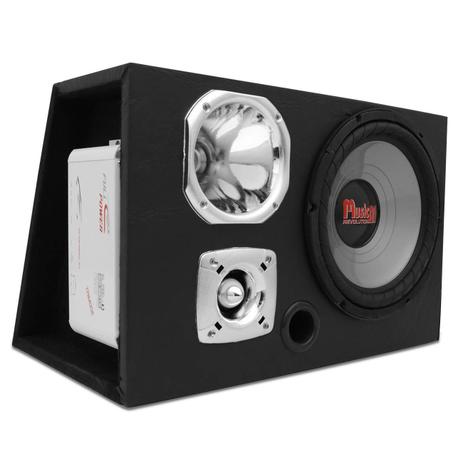 Caixa Som Trio Amplificada Dutada Musicall 50 Litros 1190W Completa Com Módulo Preta com Cromo Menor preço em Caixa Som Trio Amplificada Dutada Musicall 50 Litros 1190W Completa Com Módulo Preta com Cromo