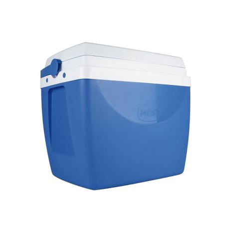 Caixa Térmica 34 Litros Azul E Branca - Mor Menor preço em Caixa Térmica 34 Litros Azul E Branca - Mor