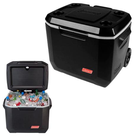 Caixa Térmica Coleman com Rodas 50QT 47,3L All Black é boa?