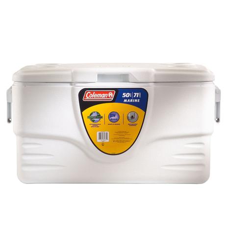 Caixa térmica coleman cooler marine branca 50qt / 47,3l Menor preço em Caixa térmica coleman cooler marine branca 50qt / 47,3l