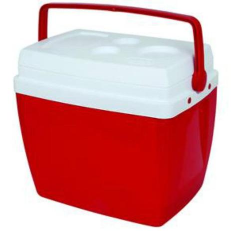 Caixa termica com alca 26l vermelha - Mor Menor preço em Caixa termica com alca 26l vermelha - Mor