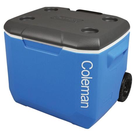 Caixa Térmica com Roda 60 QT Azul/Branco/Cinza 56,7 Litros - Coleman é ruim? Caixa Térmica com Roda 60 QT Azul/Branco/Cinza 56,7 Litros - Coleman é boa?