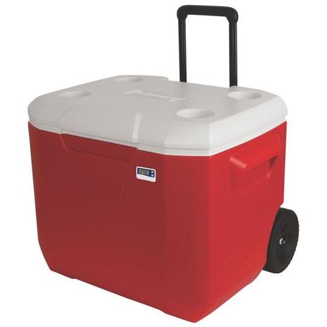 Caixa Térmica com Termômetro com Roda 60 QT Vermelho 56,7 Litros - Coleman é ruim? Caixa Térmica com Termômetro com Roda 60 QT Vermelho 56,7 Litros - Coleman é boa?