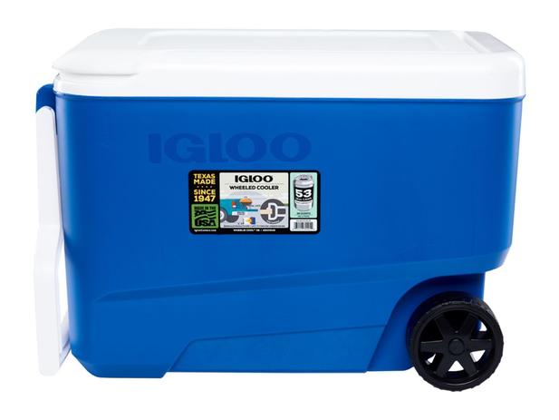 Caixa Térmica Cooler Com Rodas 36 Litros Igloo Wheelie Cool 38QT Capacidade Para 53 Latas Menor preço em Caixa Térmica Cooler Com Rodas 36 Litros Igloo Wheelie Cool 38QT Capacidade Para 53 Latas