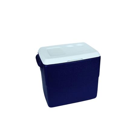 Caixa térmica cooler glacial 40 litros resistente com alças laterais comporta 62 latinhas azul mor Menor preço em Caixa térmica cooler glacial 40 litros resistente com alças laterais comporta 62 latinhas azul mor