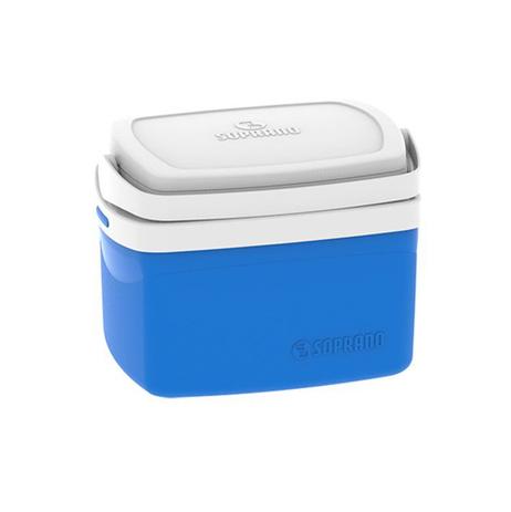 Caixa Térmica Cooler Tropical 5 Litros Bebidas e Alimentos - Soprano Menor preço em Caixa Térmica Cooler Tropical 5 Litros Bebidas e Alimentos - Soprano