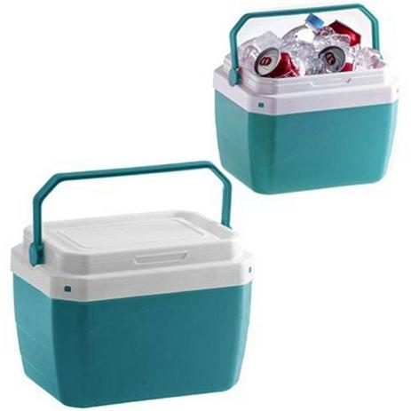 Caixa Termica De Plastico Verde 6 Litros 20,8x21,3x28,3cm - Clio Menor preço em Caixa Termica De Plastico Verde 6 Litros 20,8x21,3x28,3cm - Clio