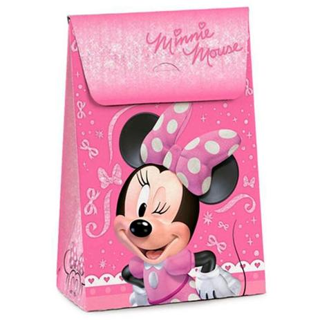 Caixa Trapézio Minnie Mouse 10 unidades Cromus Menor preço em Caixa Trapézio Minnie Mouse 10 unidades Cromus