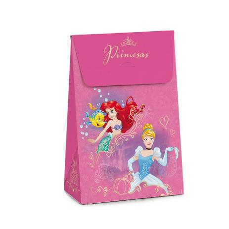 Caixa Trapezio P/Presente Princesas Disney 23,5X10,5Cm C/10 - Cromus Menor preço em Caixa Trapezio P/Presente Princesas Disney 23,5X10,5Cm C/10 - Cromus