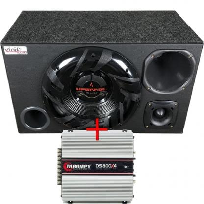Caixa trio Bomber Upgrade 350W RMS + D200 + ST200 + Módulo Taramps - Vinisound é boa?