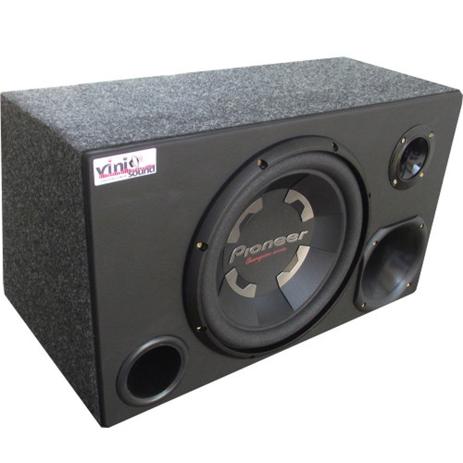 Caixa Trio Pioneer TS-W300 400WRMS 12 Pol + Driver + Tweeter - Vinisound Menor preço em Caixa Trio Pioneer TS-W300 400WRMS 12 Pol + Driver + Tweeter - Vinisound