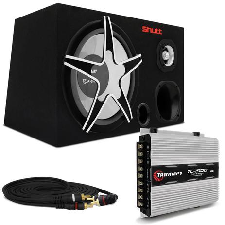 Caixa Trio Som Automotivo Completa 390W RMS Sub 12 Polegadas + Tweeter + Corneta + Módulo Taramps - Prime é boa?